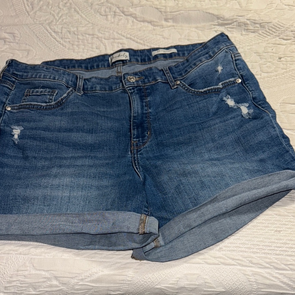 Wonderly Blue Jean Shorts